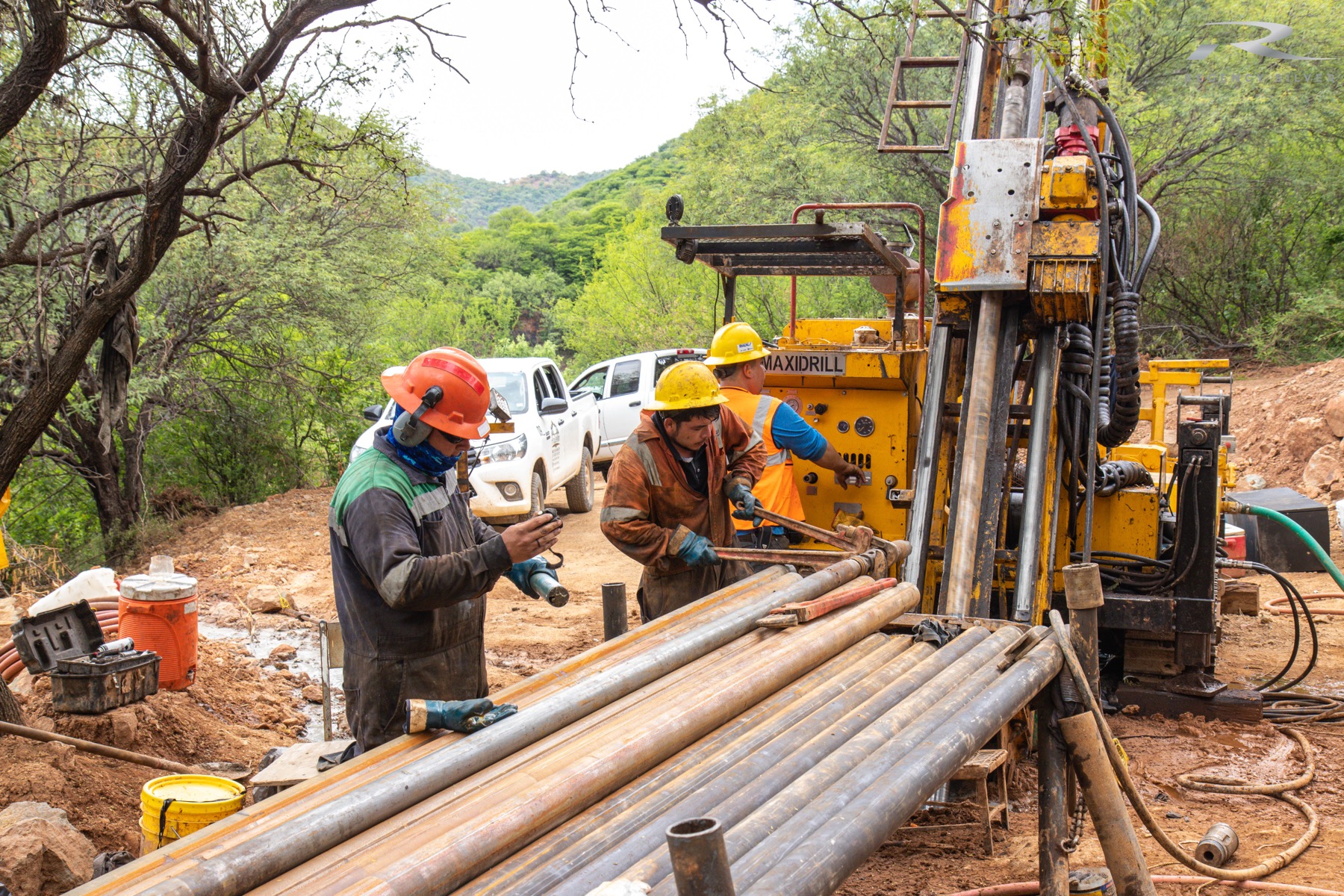 Drilling activity at the Dios Padre project