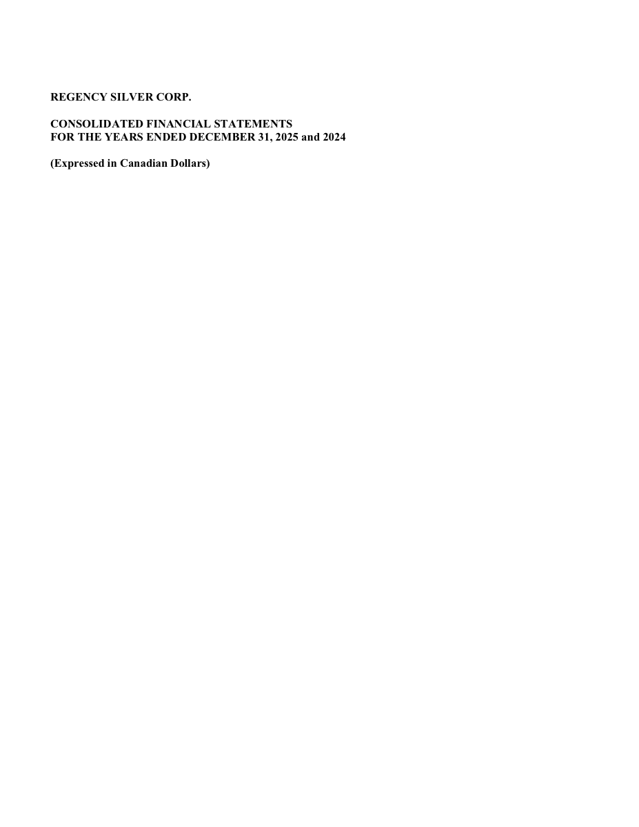 First page of FY 2025 Audited Financial Statements